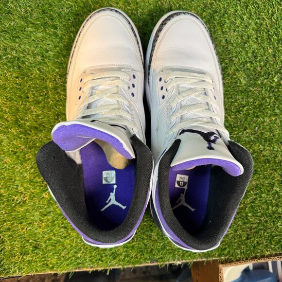 Air Jordan 3 Retro Dark Iris Size 13 CT8532-105 - Picture 4 of 11